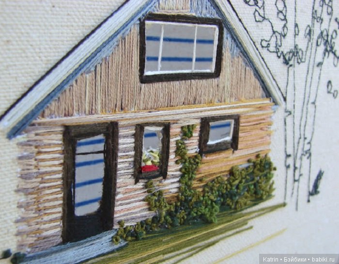 Трогательная вышивка с оттенком домашнего тепла и уюта (фото 8)