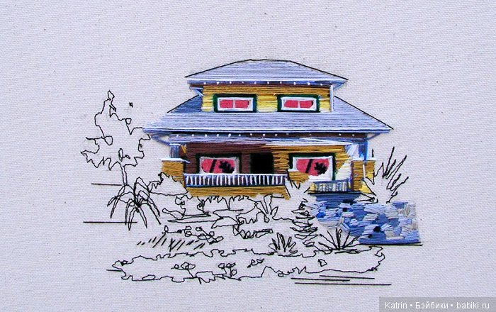 Трогательная вышивка с оттенком домашнего тепла и уюта (фото 3)