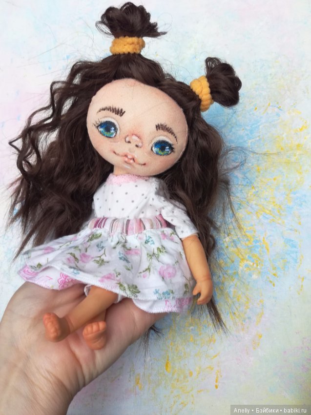 Текстильная кукла-болтушка (фото 2)