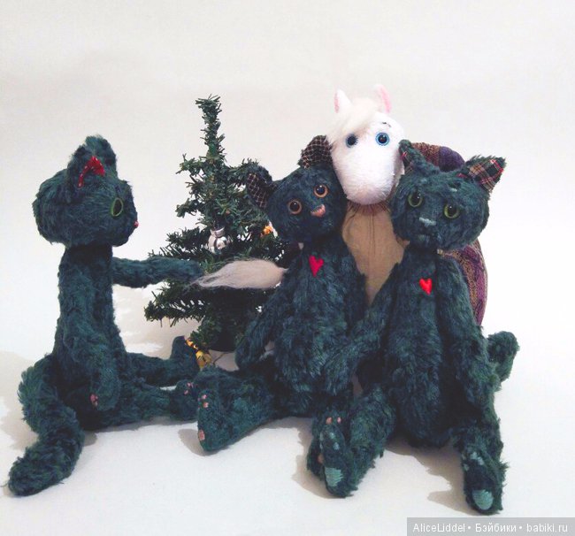 Новогодняя сказка — Авторские мишки Тедди и друзья: фото (фото 6)