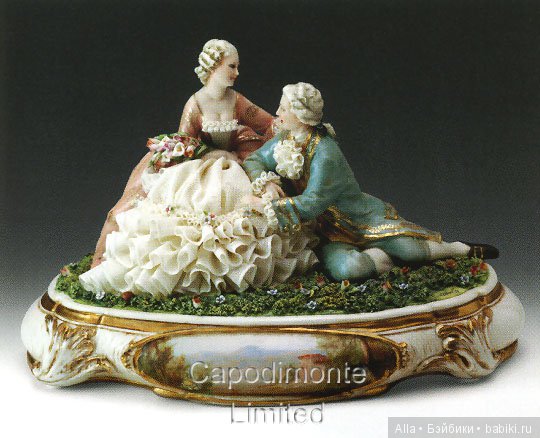 Итальянский фарфор — Фарфоровые статуэтки и фигурки: винтаж (фото 2)