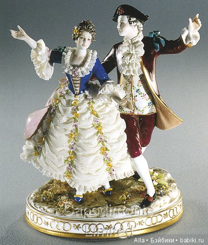 Итальянский фарфор — Фарфоровые статуэтки и фигурки: винтаж (фото 10)