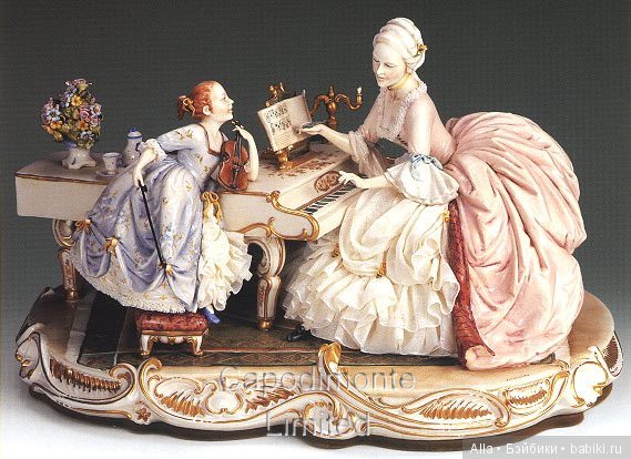 Итальянский фарфор — Фарфоровые статуэтки и фигурки: винтаж