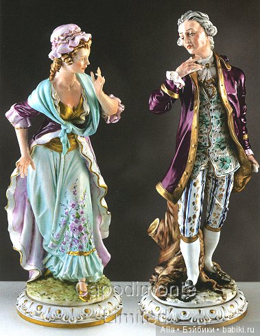 Итальянский фарфор — Фарфоровые статуэтки и фигурки: винтаж (фото 7)