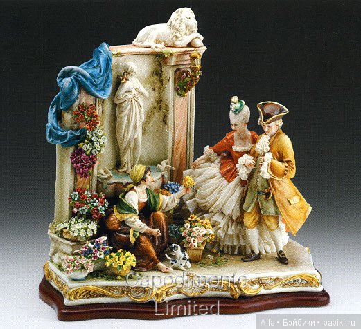 Итальянский фарфор — Фарфоровые статуэтки и фигурки: винтаж