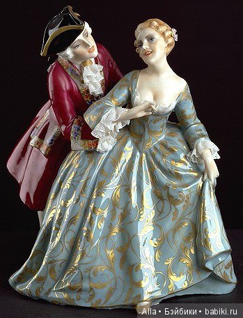 Итальянский фарфор — Фарфоровые статуэтки и фигурки: винтаж (фото 8)