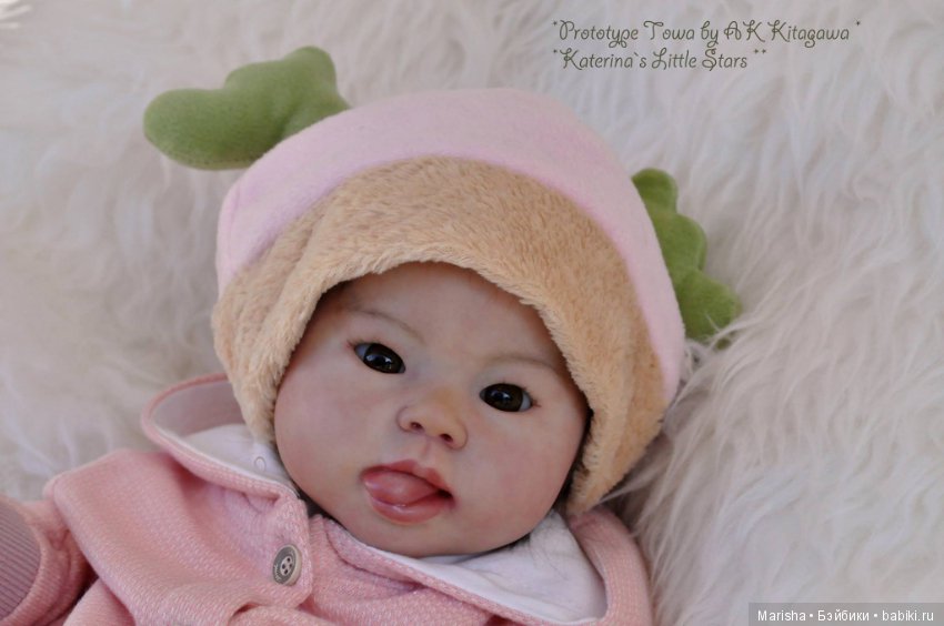 Малышка реборн Towa от мастера Katerina Karli, скульптор AK Kitagawa (фото 4)