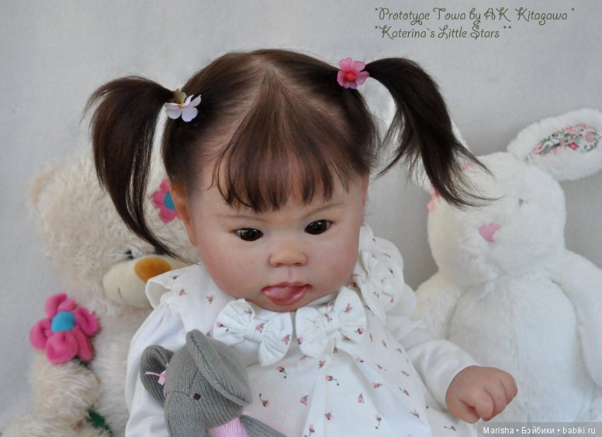 Малышка реборн Towa от мастера Katerina Karli, скульптор AK Kitagawa (фото 3)