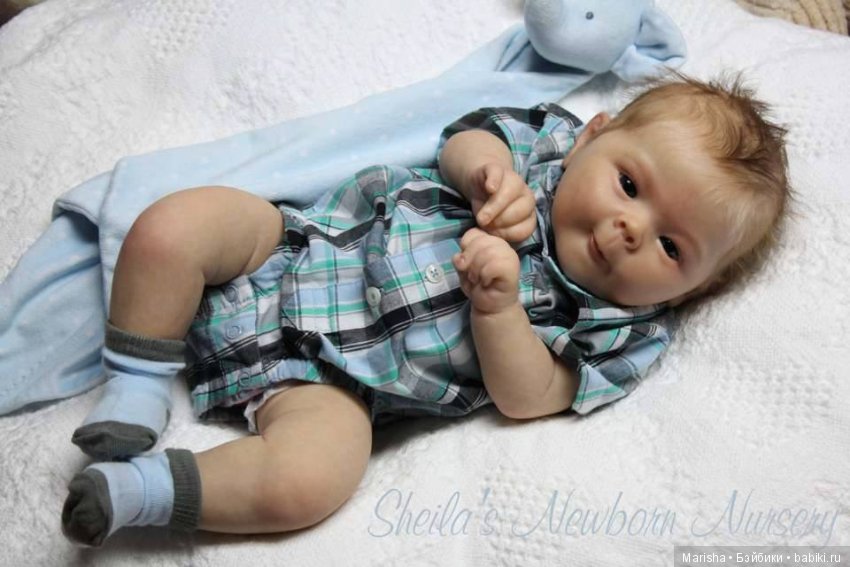 Малыш реборн Marcus мастера Sheila King Rand, скульптор AK Kitiagawa