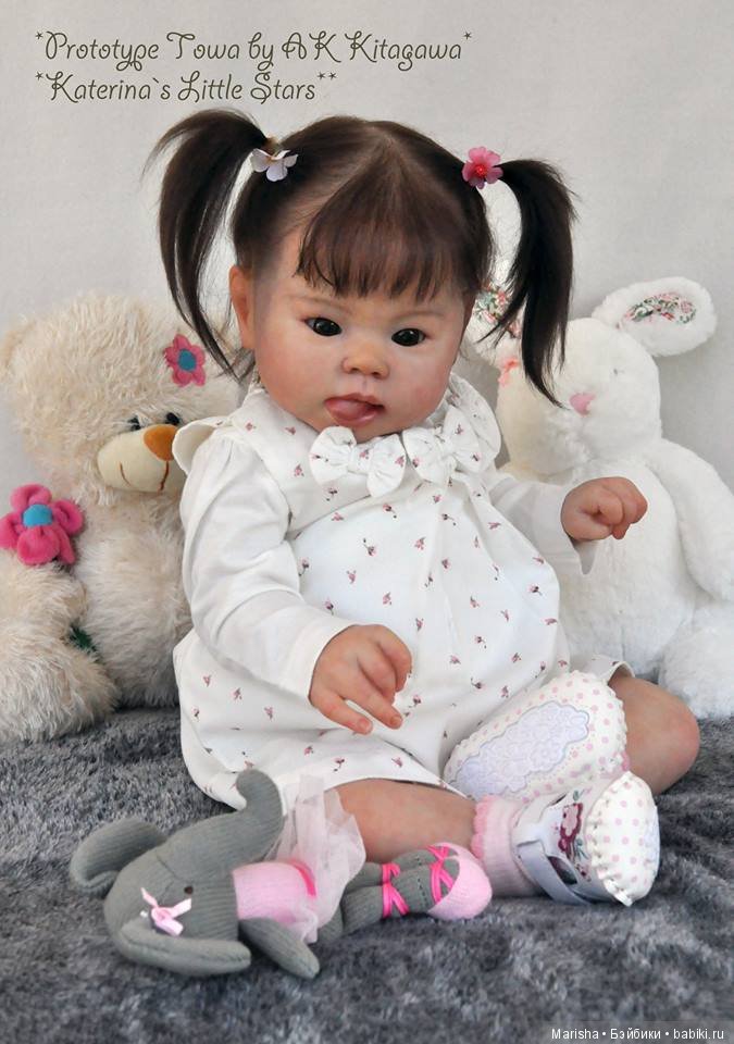 Малышка реборн Towa от мастера Katerina Karli, скульптор AK Kitagawa