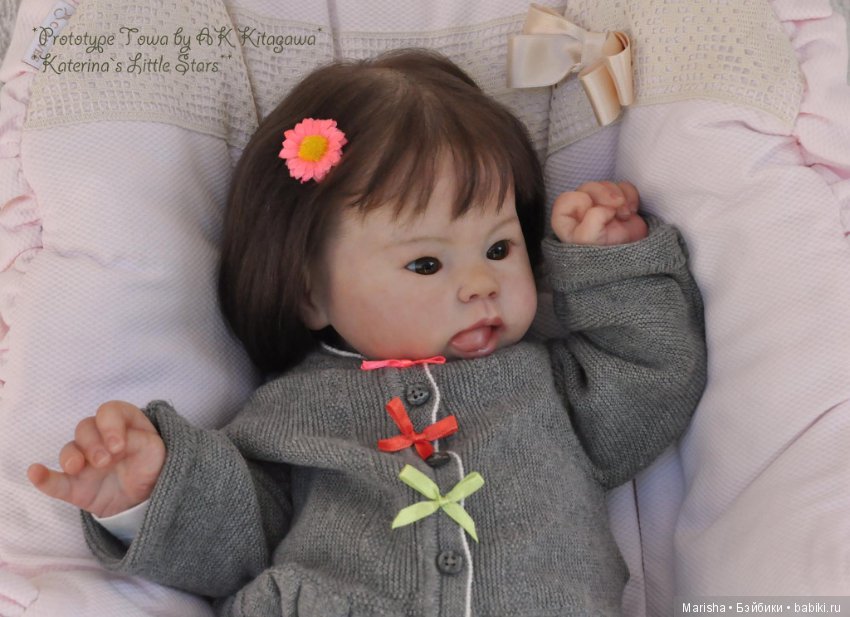 Малышка реборн Towa от мастера Katerina Karli, скульптор AK Kitagawa (фото 8)