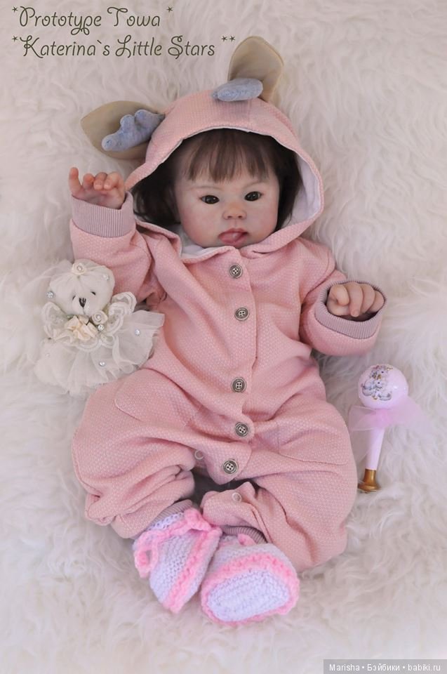 Малышка реборн Towa от мастера Katerina Karli, скульптор AK Kitagawa (фото 5)