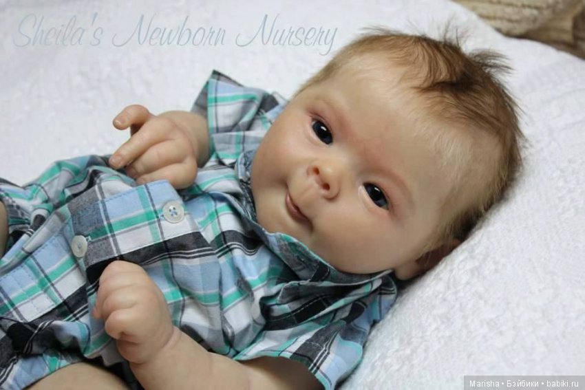 Малыш реборн Marcus мастера Sheila King Rand, скульптор AK Kitiagawa (фото 6)