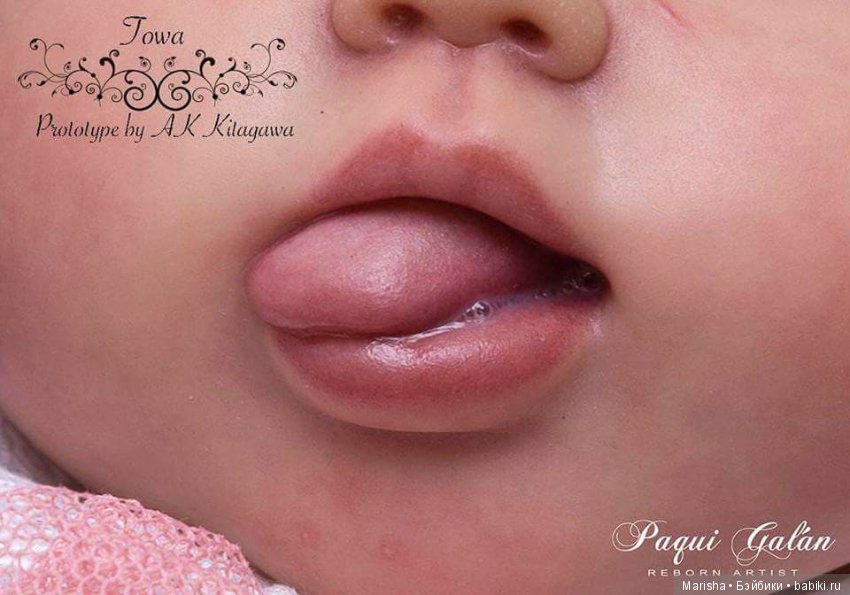 Малышка реборн Towa от мастера Paqui Galan, скульптор AK Kitagawa (фото 10)
