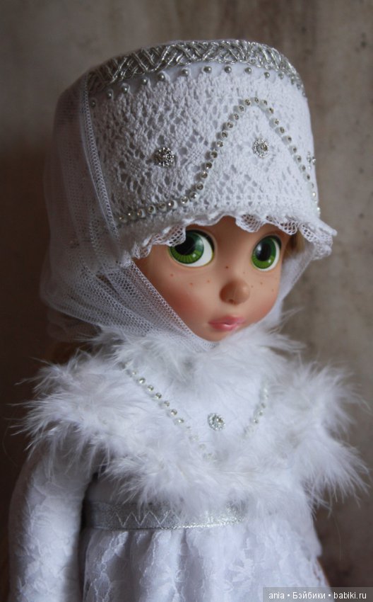 Выкройка кокошника для куклы Disney Animators от Марины Быковой (фото 2)