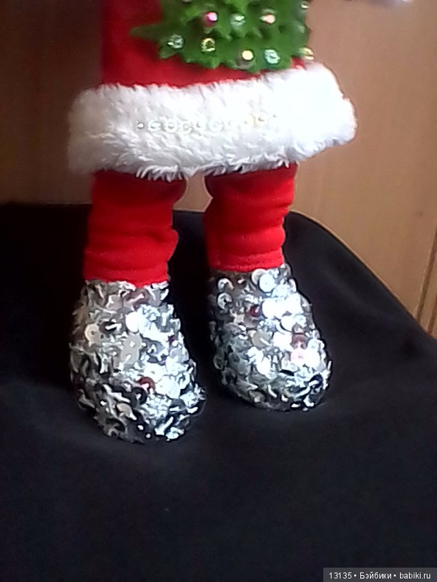 Новогодняя интерьерная куколка (фото 5)