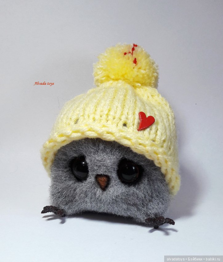Совенок — Валяные игрушки из шерсти: сухое валяние (фото 2)