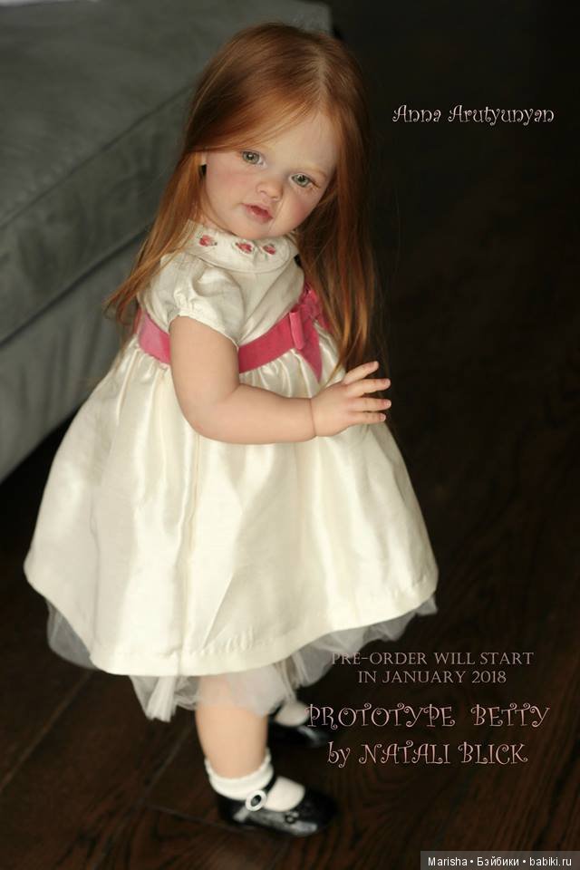 Куколка реборн из нового молда Betty от Анны Арутюнян, скульптор Natali Blick (фото 2)