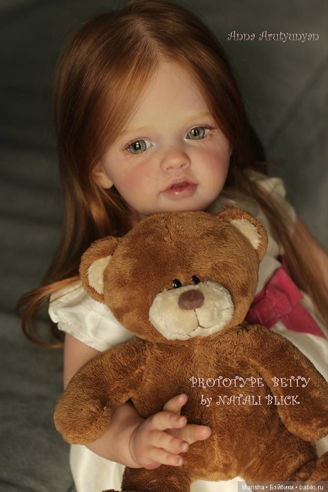 Куколка реборн из нового молда Betty от Анны Арутюнян, скульптор Natali Blick