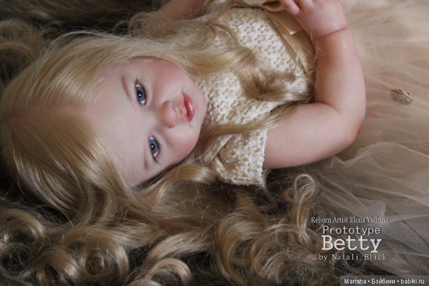 Куколка реборн из нового молда Betty от Елены Ядриной, скульптор Natali Blick (фото 4)