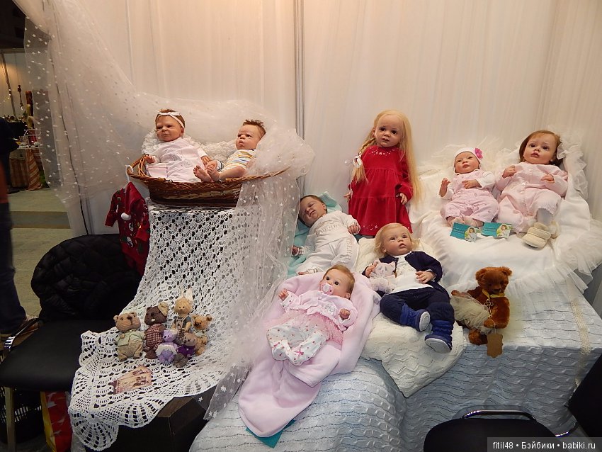 Искусство куклы. VIII Моcковская международная выставка. Реборны. Часть 1