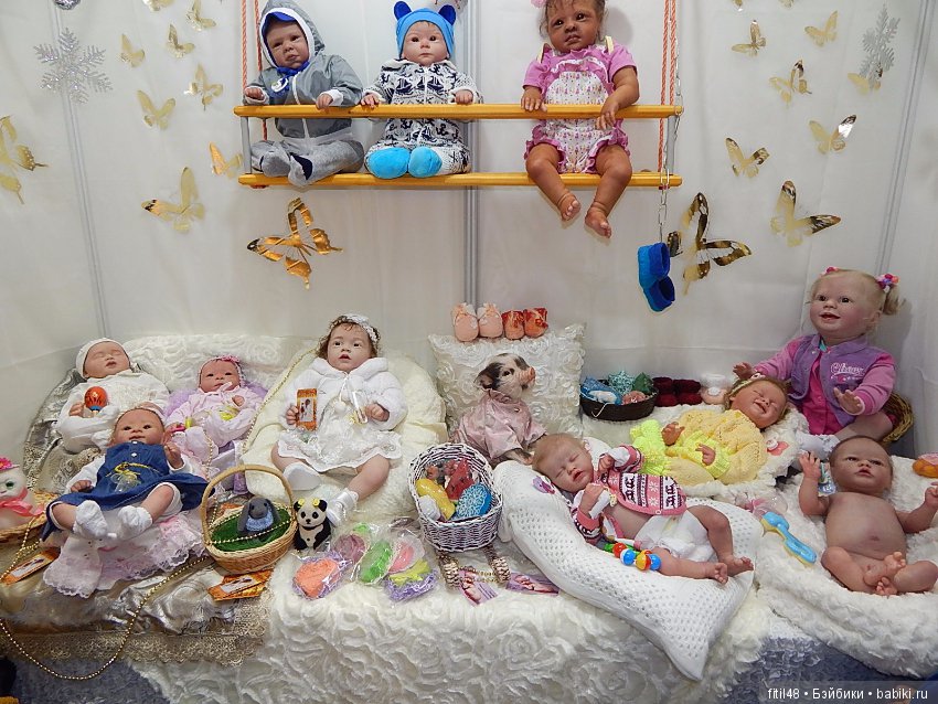 Искусство куклы. VIII Моcковская международная выставка. Реборны. Часть 1