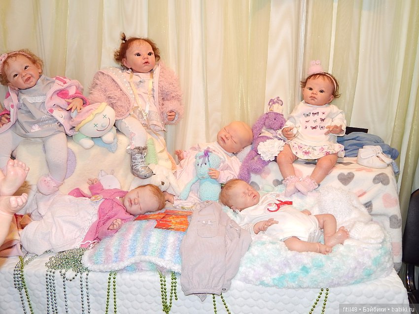 Искусство куклы. VIII Моcковская международная выставка. Реборны. Часть 2