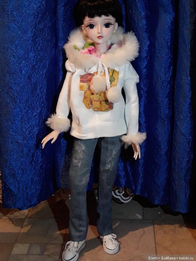 Толстовка — Куклы Звезды подиума (Angel Collection): шарнирные