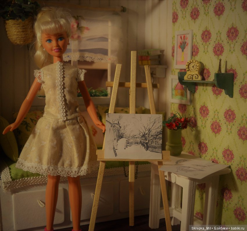 Мольберт для Аниты — Кукольная миниатюра своими руками: еда (фото 4)