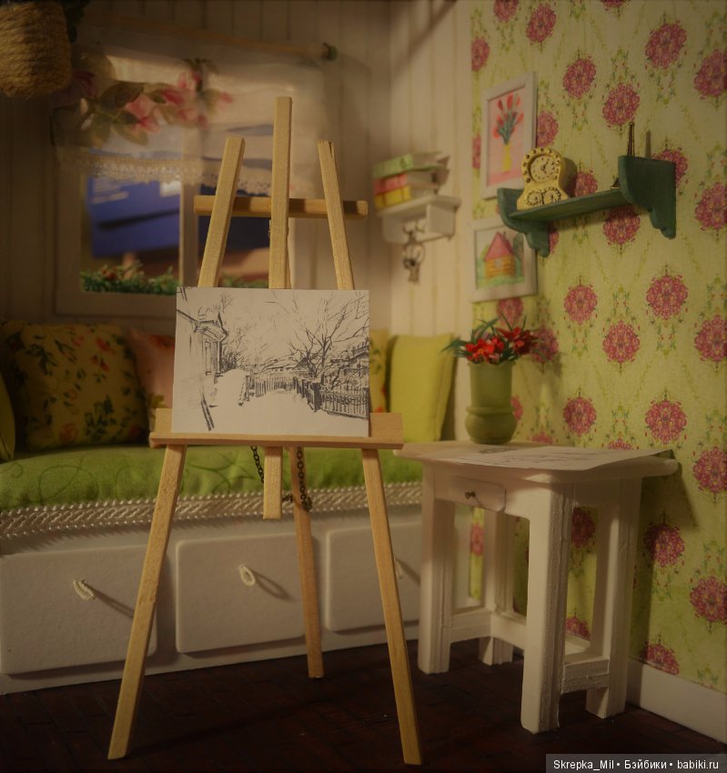 Мольберт для Аниты — Кукольная миниатюра своими руками: еда (фото 3)