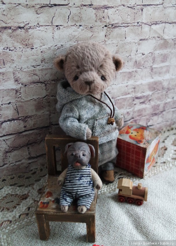 Дениска — Авторские мишки Тедди и друзья: фото (фото 3)