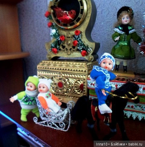 Кукольная миниатюра. Комната с камином