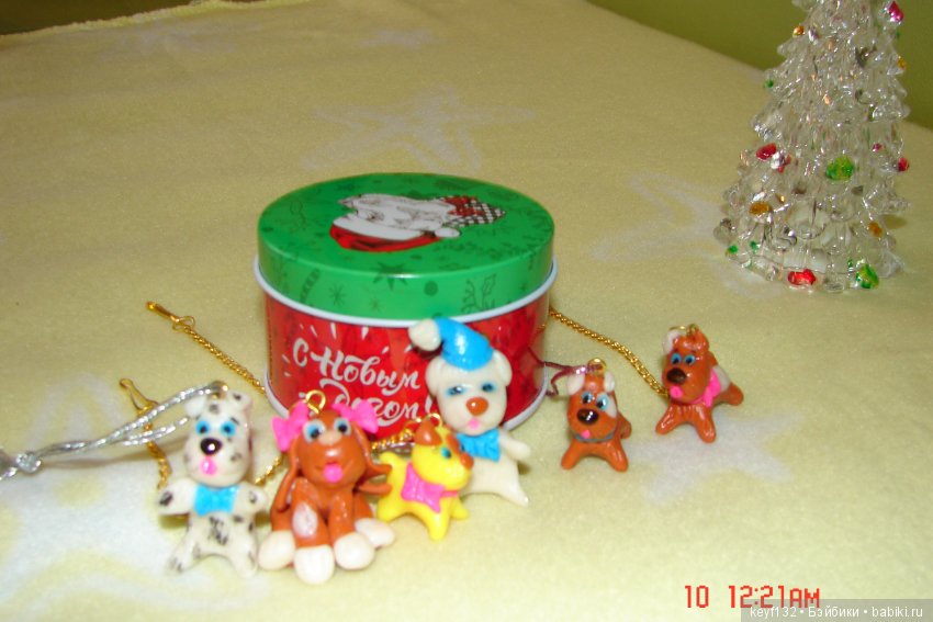 Брелочки собачки-символ 2018года (фото 6)