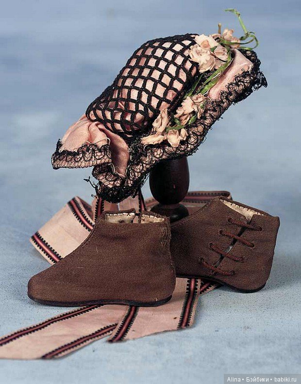 Боннеты антикварных кукол (фото 2)