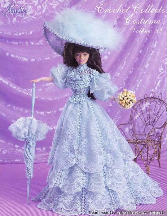 Шикарные вязанные наряды для Барби, 2 (фото 2)