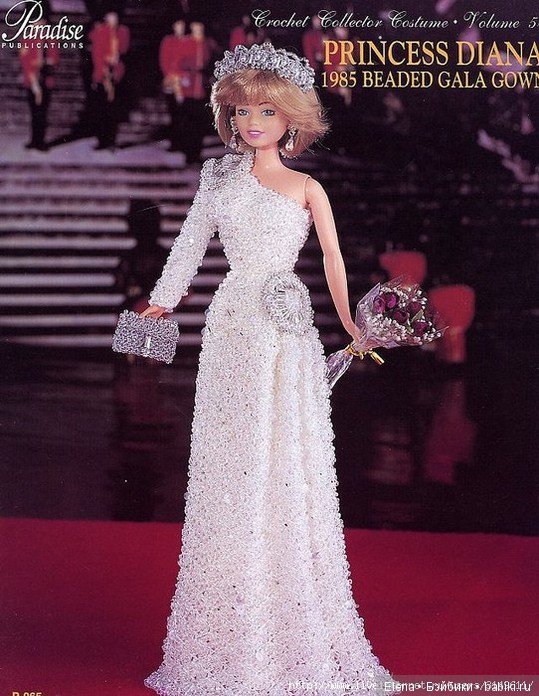 Шикарные вязанные наряды для Барби, 2