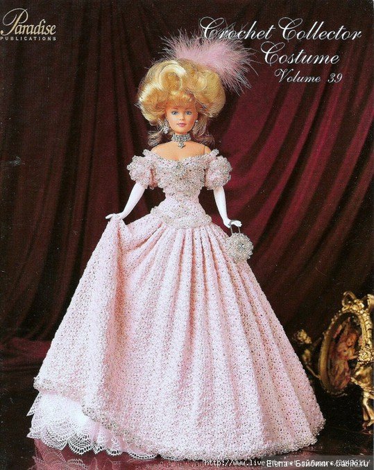 Шикарные вязанные наряды для Барби, 1 (фото 6)