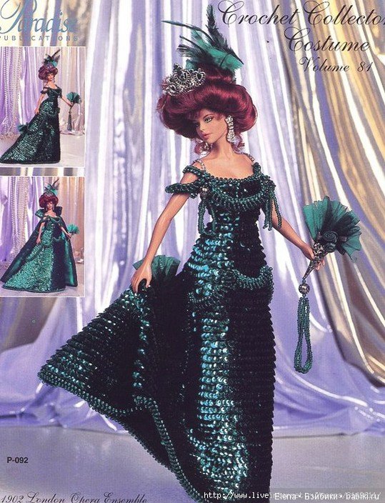 Шикарные вязанные наряды для Барби, 2 (фото 3)