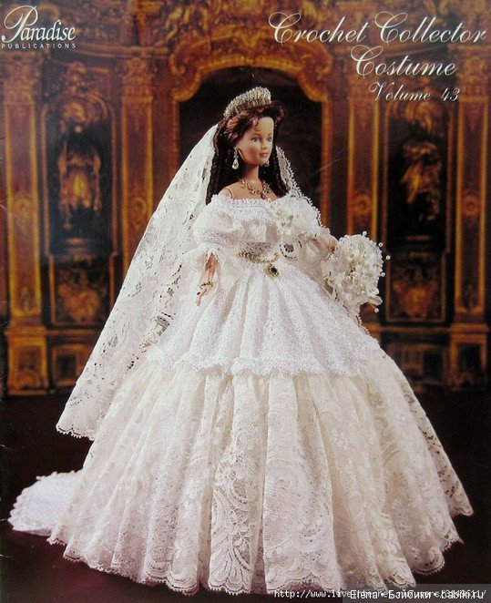 Шикарные вязанные наряды для Барби, 2