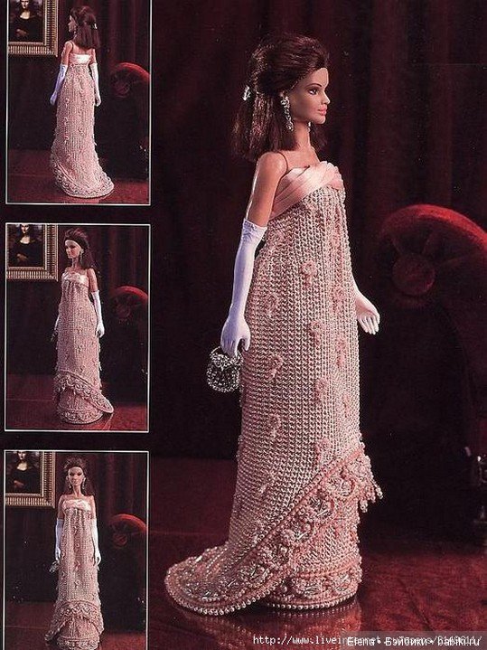 Шикарные вязанные наряды для Барби, 1 (фото 2)