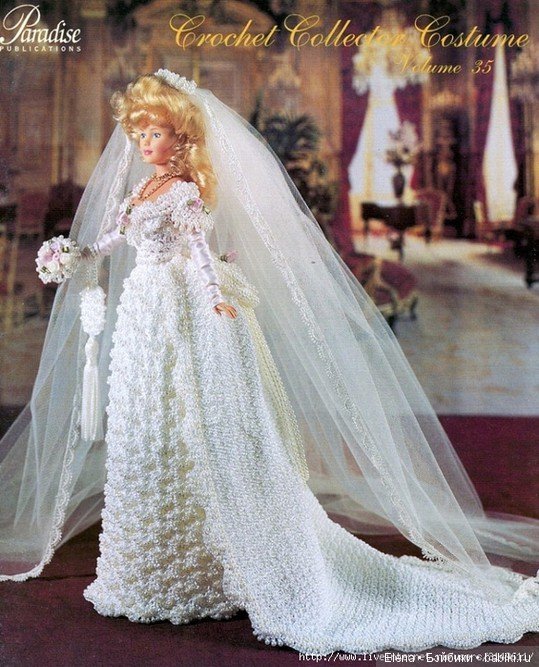 Шикарные вязанные наряды для Барби, 1 (фото 7)