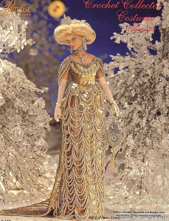 Шикарные вязанные наряды для Барби, 2 (фото 10)
