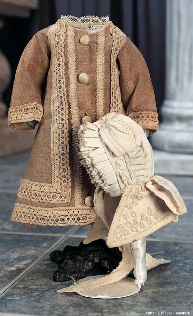 Боннеты антикварных кукол (фото 8)