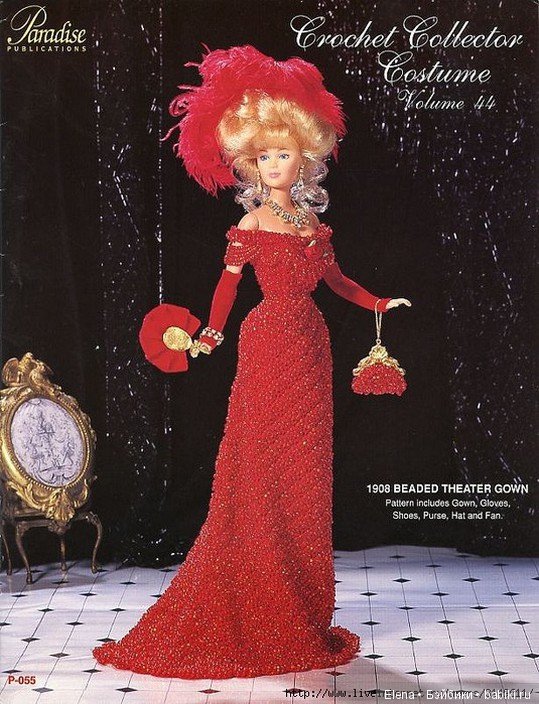 Шикарные вязанные наряды для Барби, 2 (фото 9)