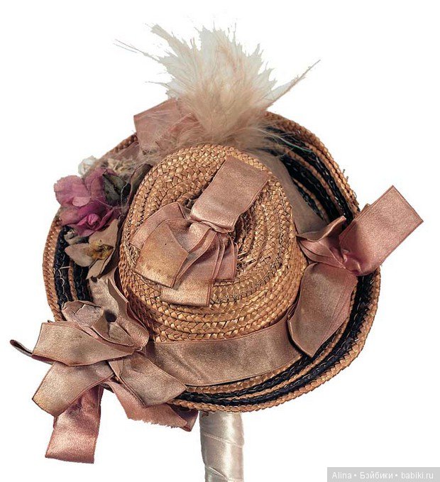 Боннеты антикварных кукол