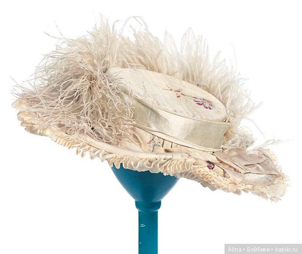 Боннеты антикварных кукол (фото 7)