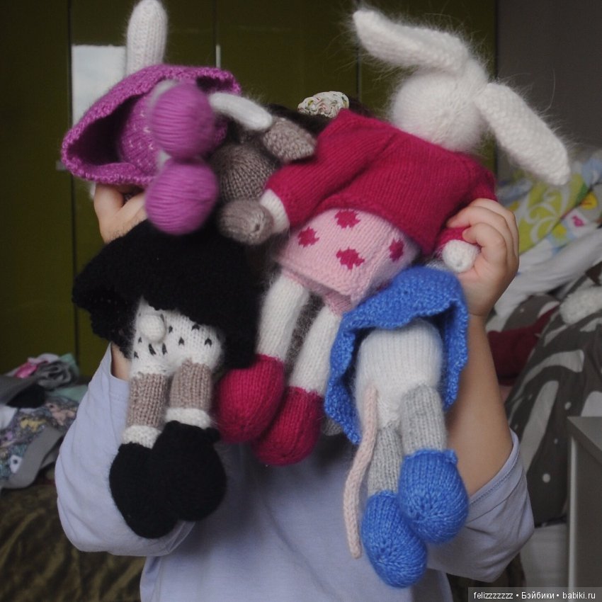 Зайчики от LittleCottonRabbit в моем исполнении и немножко про автора мастерклассов