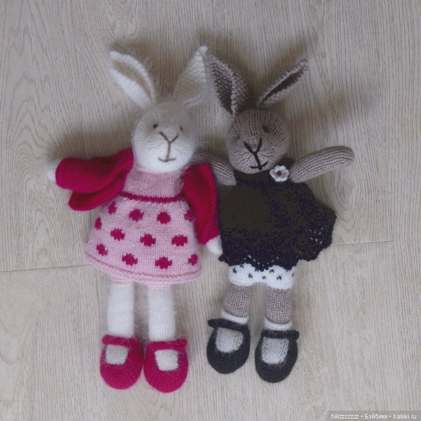 Зайчики от LittleCottonRabbit в моем исполнении и немножко про автора мастерклассов