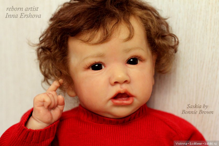 Моя любимка Саския. Кукла реборн Инны Ершовой Саския, молд Saskia by Bonnie Brown (фото 9)