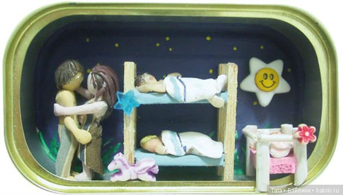 Любопытные миниатюрные диорамы в банках из-под сардин